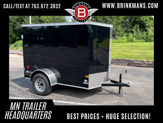 New American Hauler 5' x 8' Enclosed Trailer -- Single Swing Door!