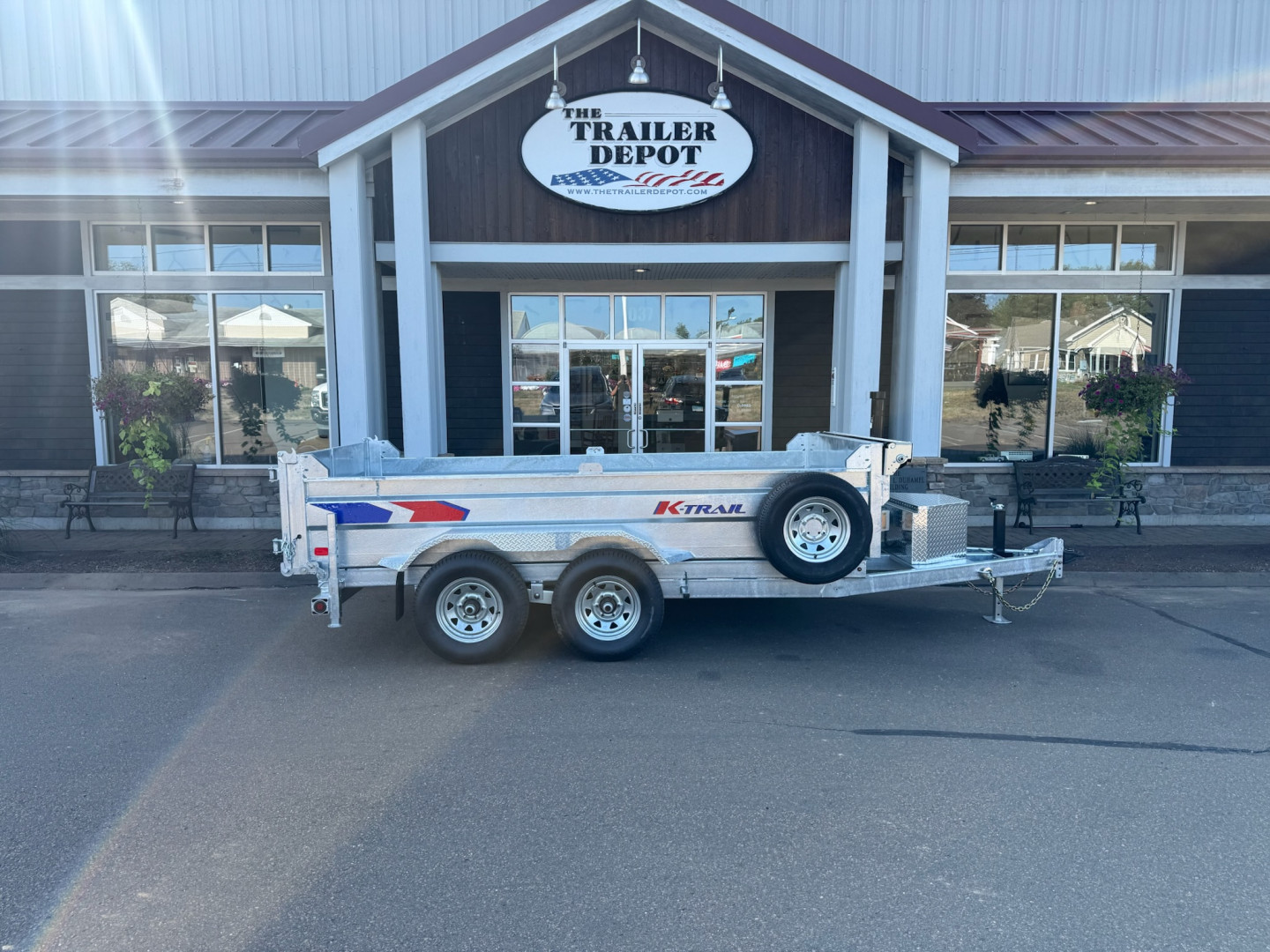 New K-Trailer 6' x 12' Dump Trailer 9.8K