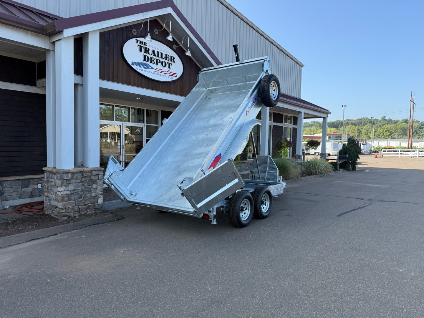 New K-Trailer 6' x 12' Dump Trailer 9.8K