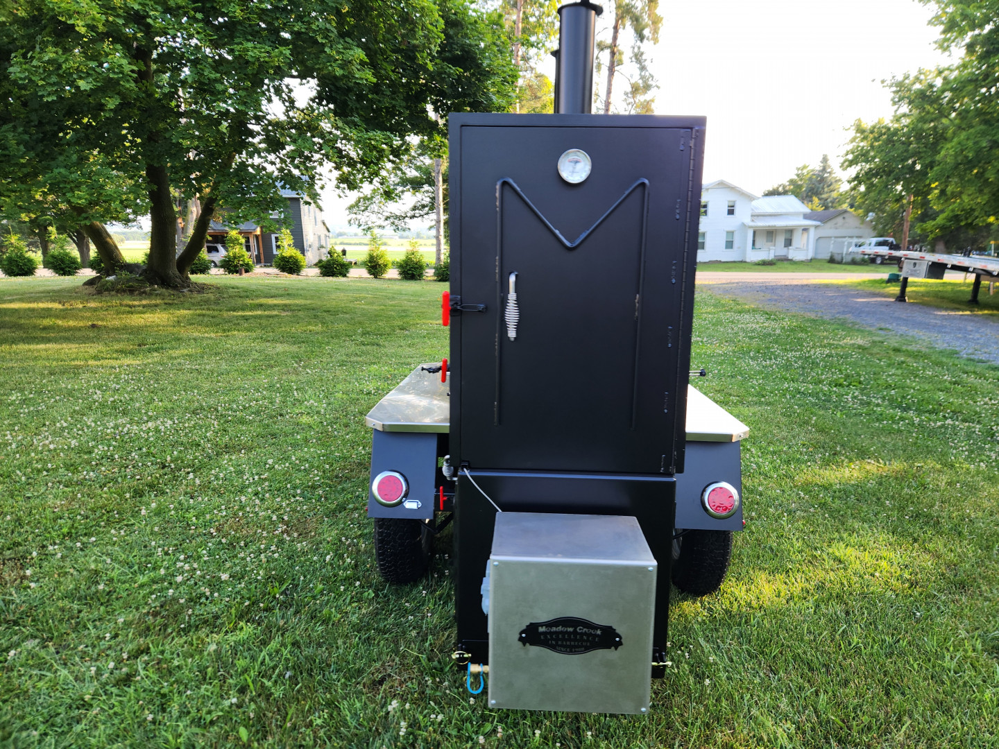 New 2025 Meadow Creek TS250 Smoker BBQ Trailer