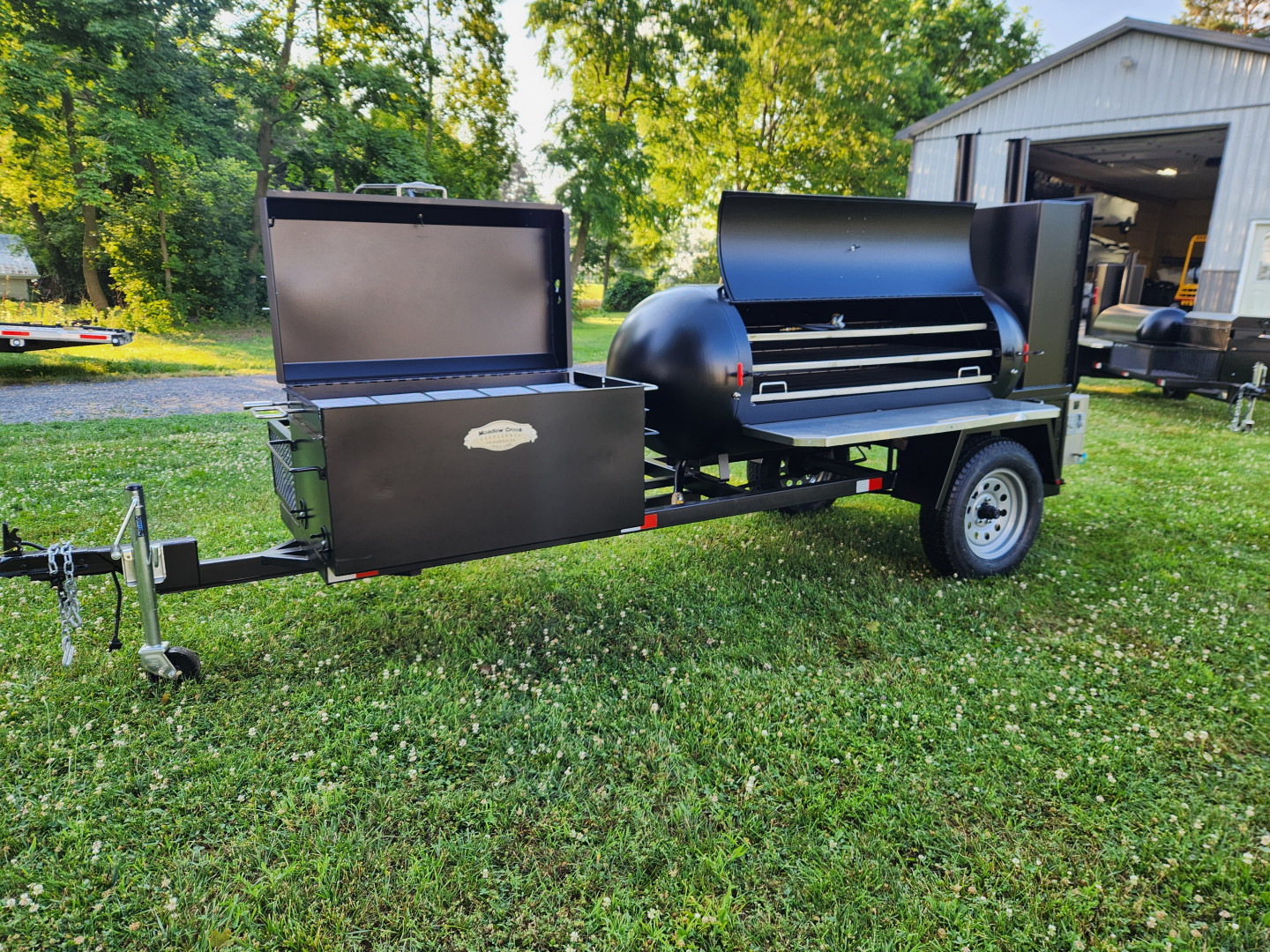 New 2025 Meadow Creek TS250 Smoker BBQ Trailer