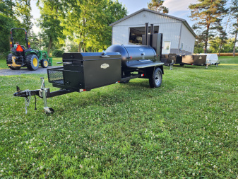New 2025 Meadow Creek TS250 Smoker BBQ Trailer