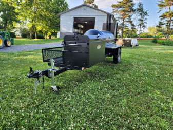 New 2025 Meadow Creek TS250 Smoker BBQ Trailer