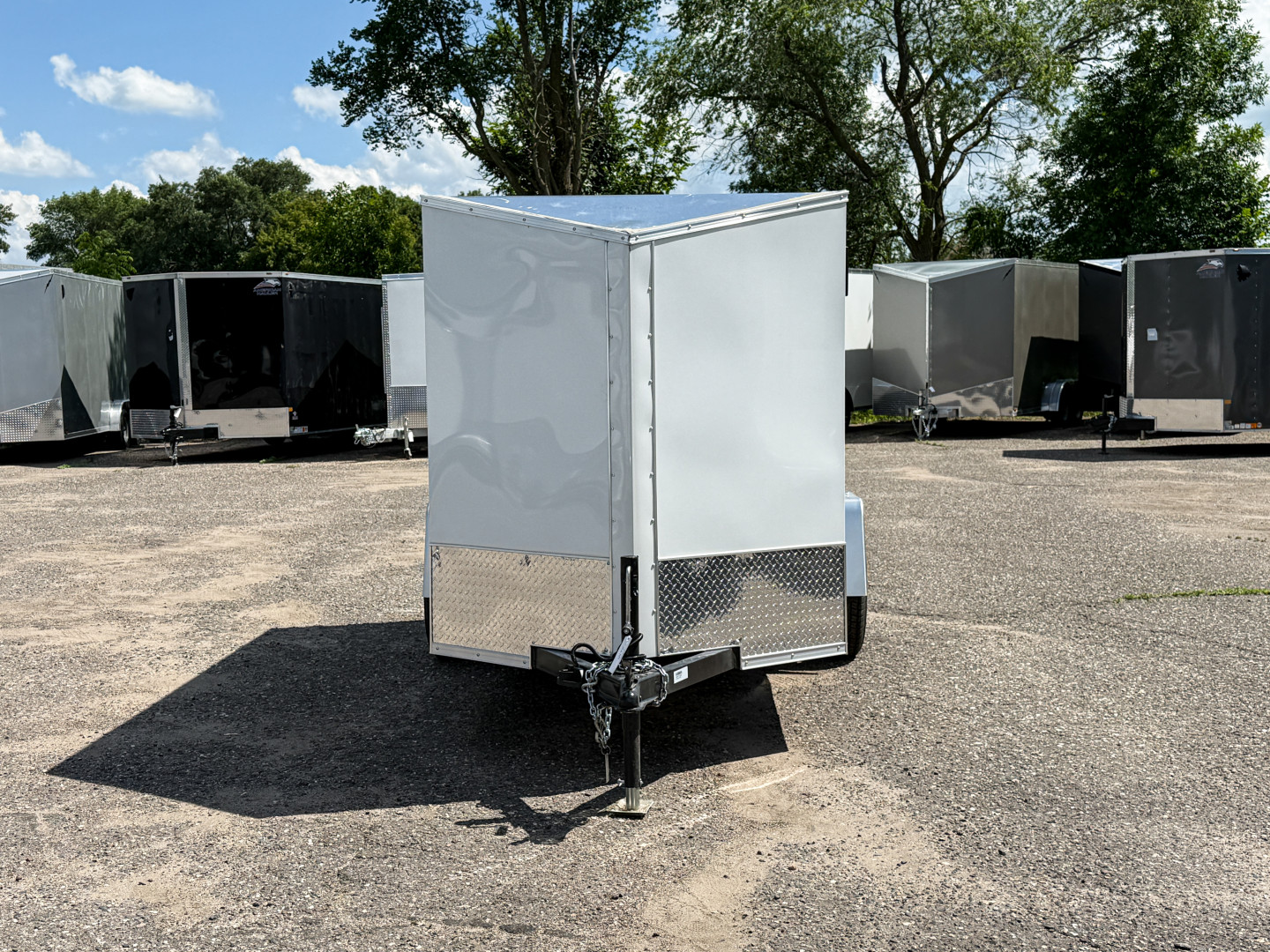 New Continental Cargo 5x10 Enclosed Trailer - Swing Door!