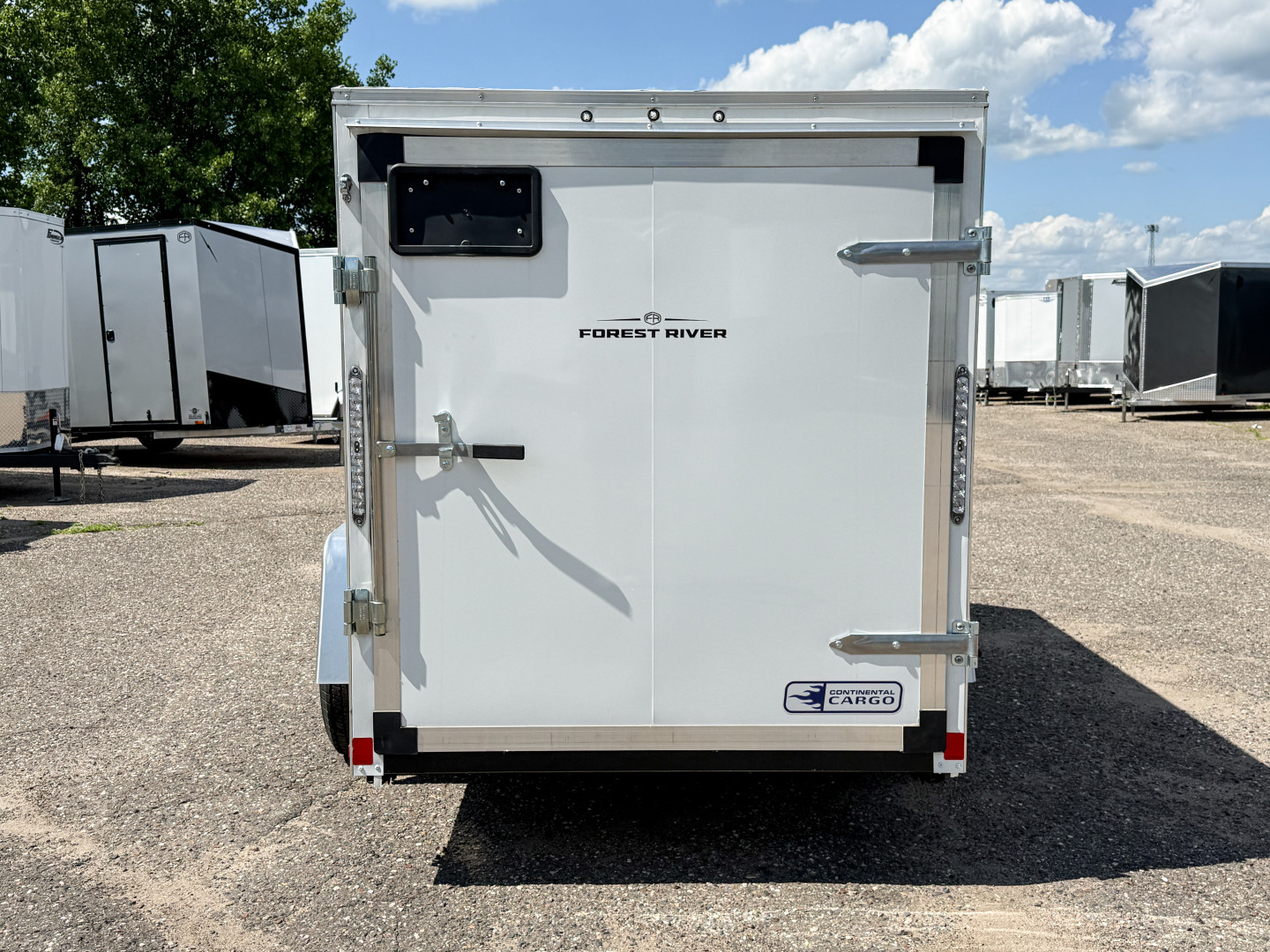 New Continental Cargo 5x10 Enclosed Trailer - Swing Door!
