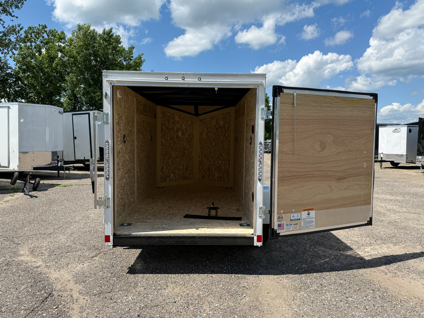 New Continental Cargo 5x10 Enclosed Trailer - Swing Door!