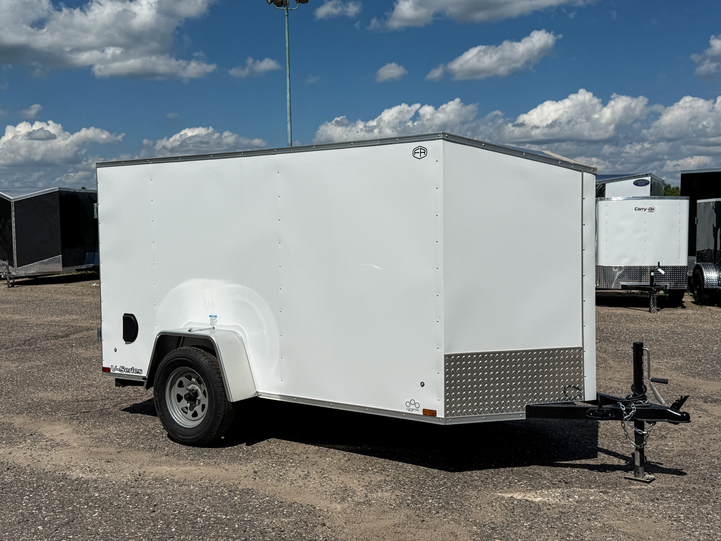 New Continental Cargo 5x10 Enclosed Trailer - Swing Door!