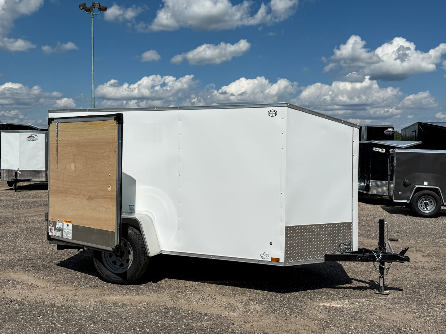 New Continental Cargo 5x10 Enclosed Trailer - Swing Door!