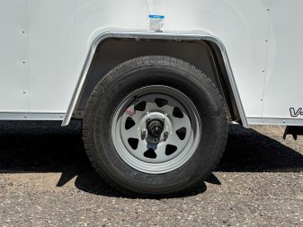 New Continental Cargo 5x10 Enclosed Trailer - Swing Door!