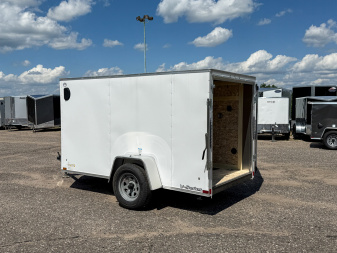 New Continental Cargo 5x10 Enclosed Trailer - Swing Door!
