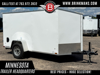 New Continental Cargo 5x10 Enclosed Trailer - Swing Door!