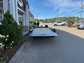 New CAM SUPERLINE 7′ X 18′ + 4′ BEAST SPLIT TILT TRAILER 22K