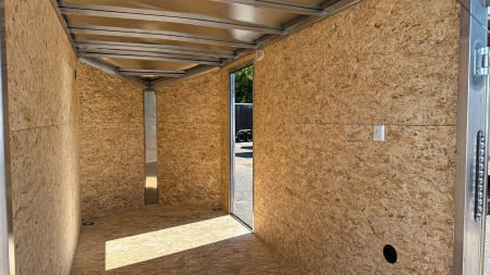 New Lightning 6x12 Enclosed Trailer -- Ramp Door!