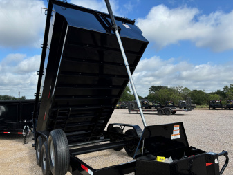 New 2025 US Built - Dump Trailer 14'x4' - 16K GVW - Tarp - Spare - 3/16 Floor