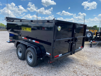 New 2025 US Built - Dump Trailer 14'x4' - 16K GVW - Tarp - Spare - 3/16 Floor