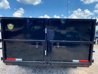 New 2025 US Built - Dump Trailer 14'x4' - 16K GVW - Tarp - Spare - 3/16 Floor