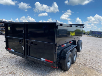 New 2025 US Built - Dump Trailer 14'x4' - 16K GVW - Tarp - Spare - 3/16 Floor