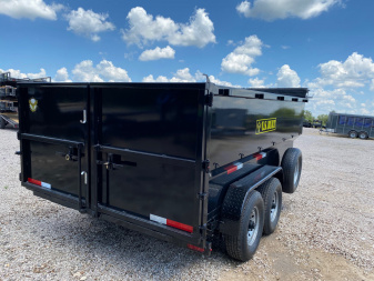 New 2025 US Built - Dump Trailer 14'x4' - 16K GVWR - Tarp - Spare - 3/16 floor