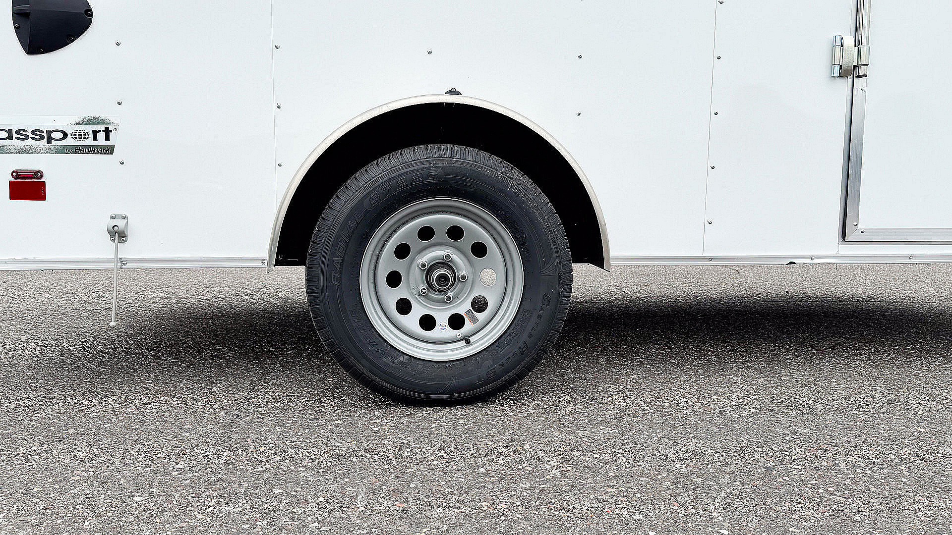 New Haulmark 6x12 Enclosed Trailer - Double Doors w/2 Ladder Racks! for ...