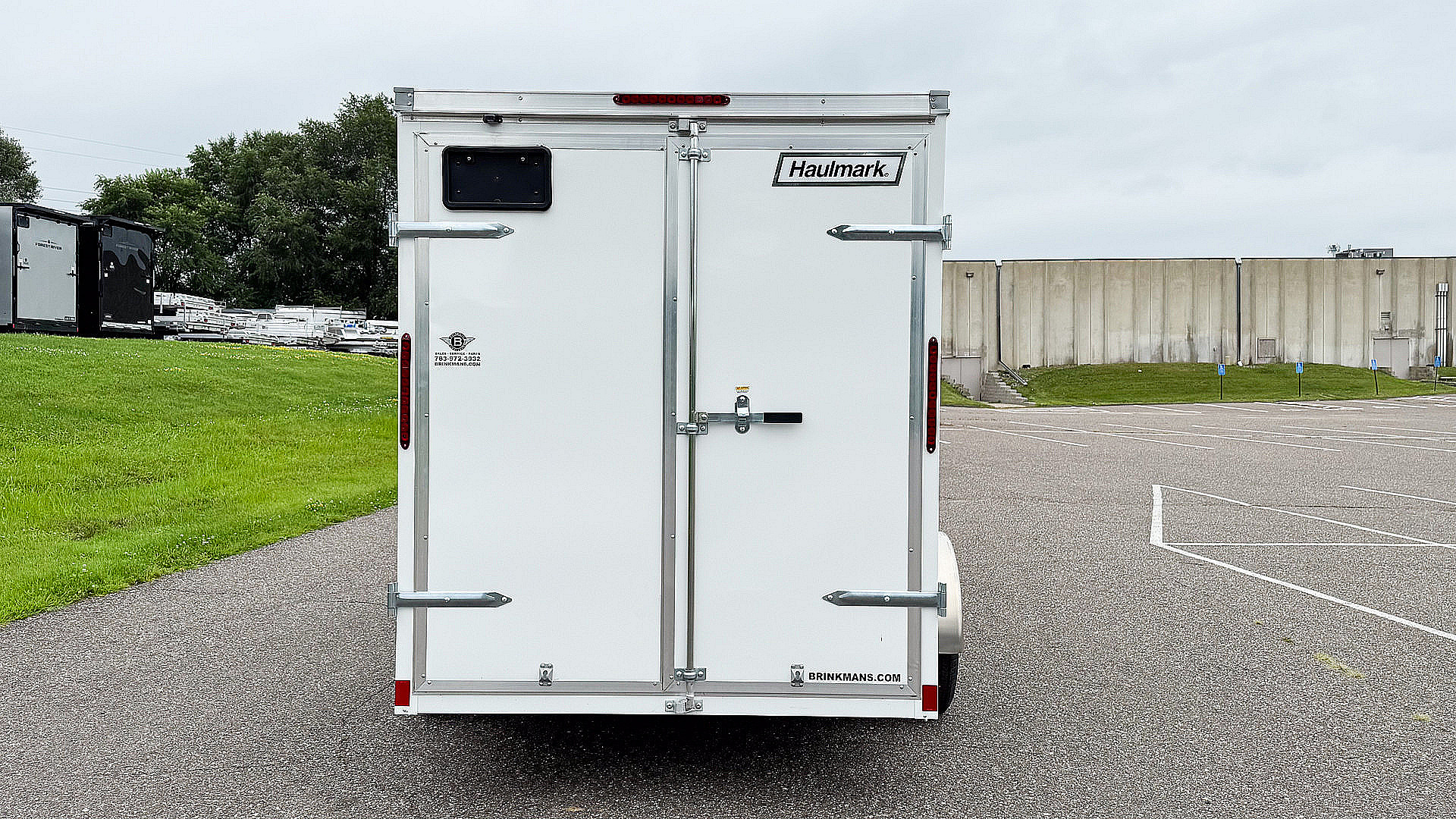 New Haulmark 6x12 Enclosed Trailer - Double Doors w/2 Ladder Racks! for ...