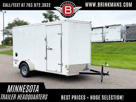 New Haulmark 6x12 Enclosed Trailer - Double Doors w/2 Ladder Racks!