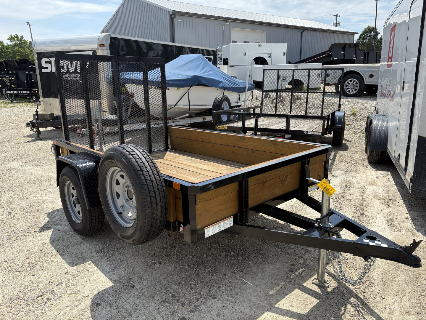 New 2022 Sure-Trac 2022 used 5x8 tube top Utility Trailer