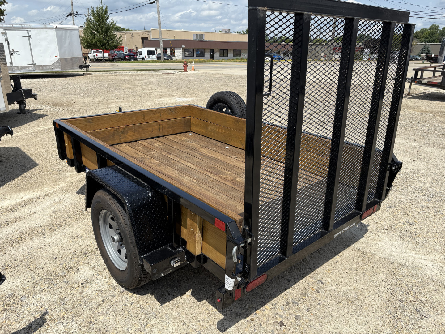 New 2022 Sure-Trac 2022 used 5x8 tube top Utility Trailer
