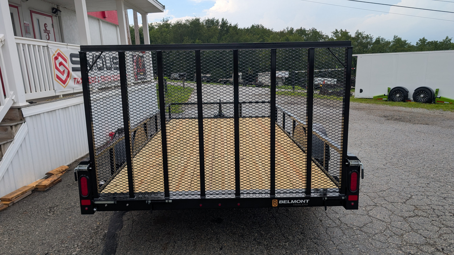 New 2025 Belmont 7x14 Tube Top Utility Trailer w/ BRAKES!