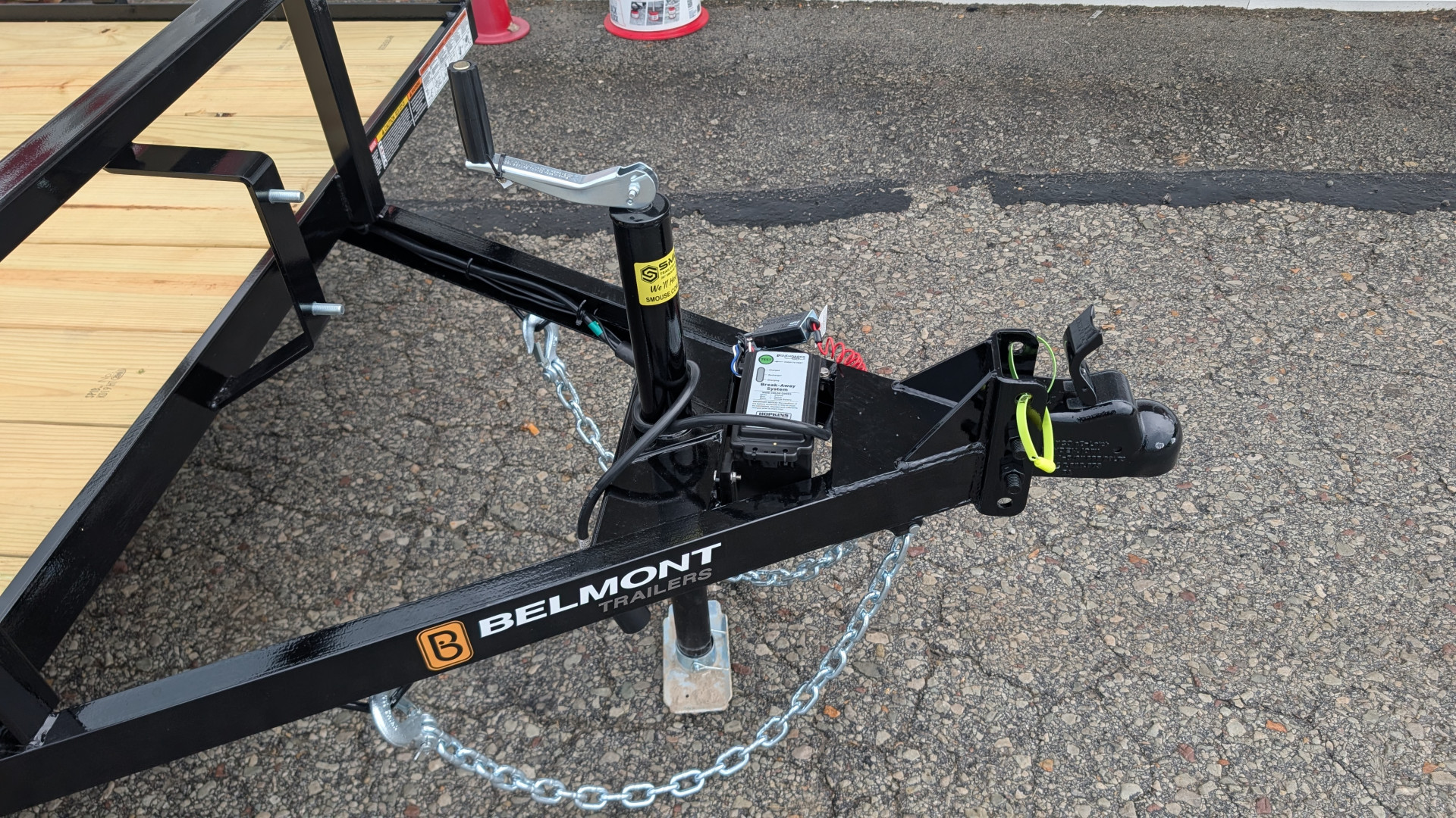 New 2025 Belmont 7x14 Tube Top Utility Trailer w/ BRAKES!