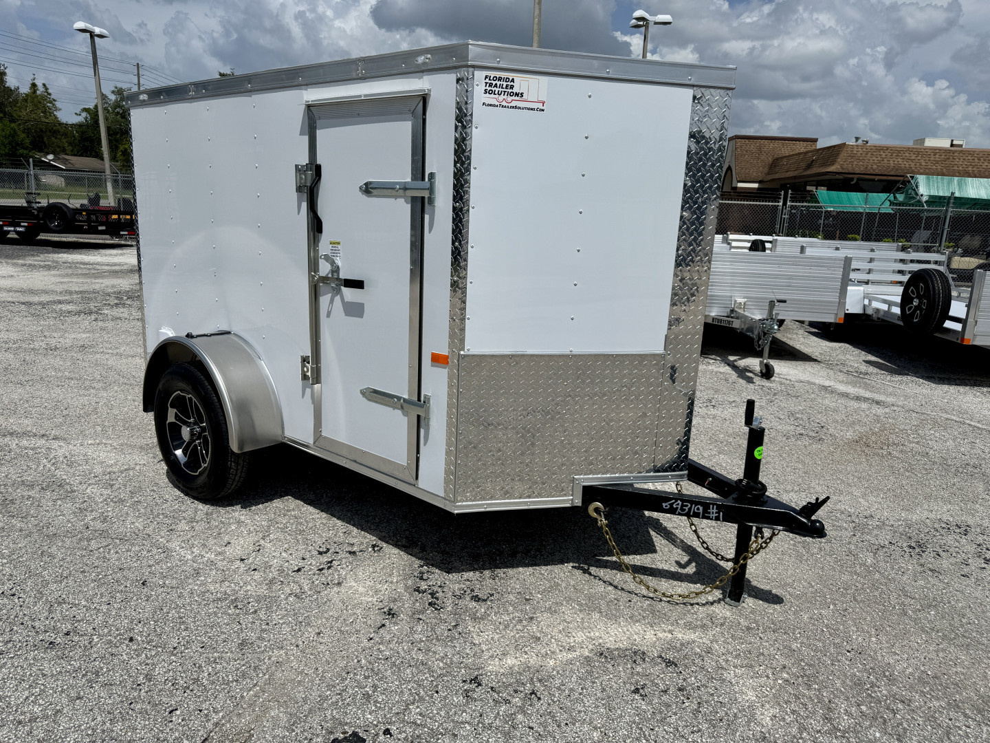 New 2026 Rock Solid Cargo 5X8 Ramp Door 3K Polycore Cargo / Enclosed Trailer