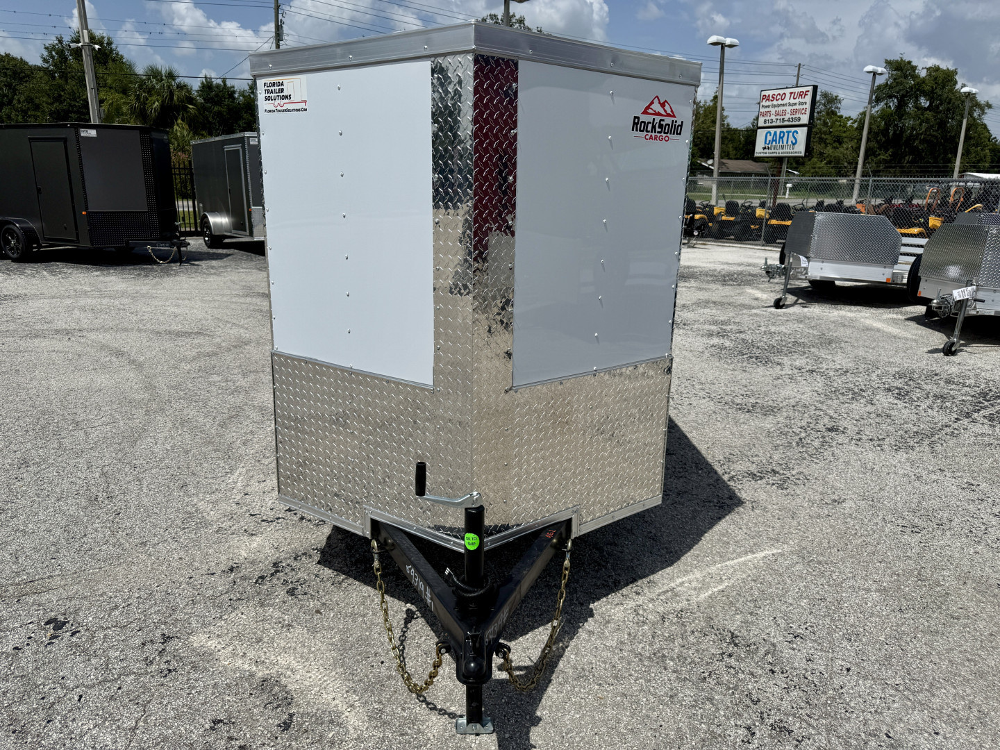 New 2026 Rock Solid Cargo 5X8 Ramp Door 3K Polycore Cargo / Enclosed Trailer