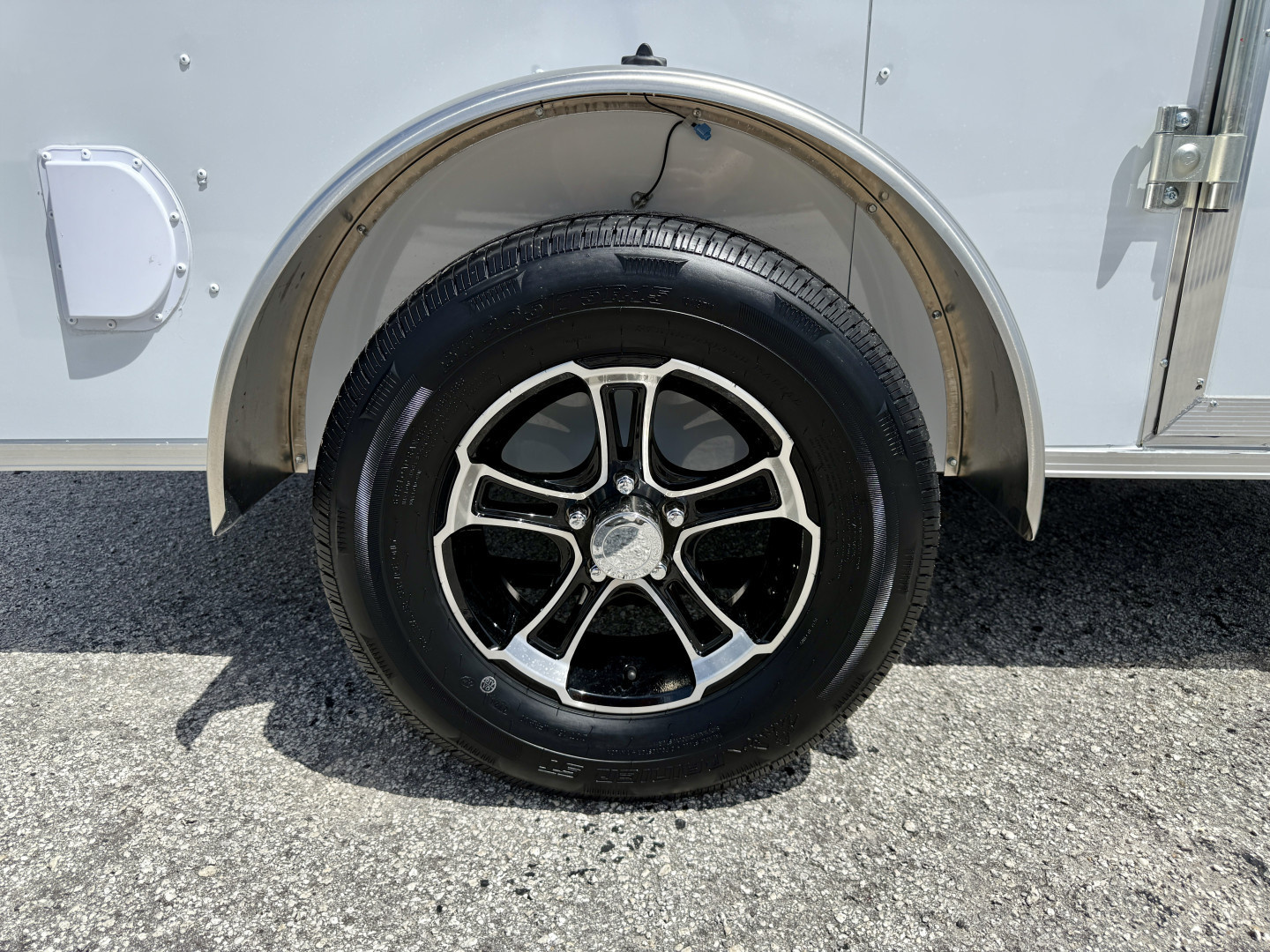 New 2026 Rock Solid Cargo 5X8 Ramp Door 3K Polycore Cargo / Enclosed Trailer