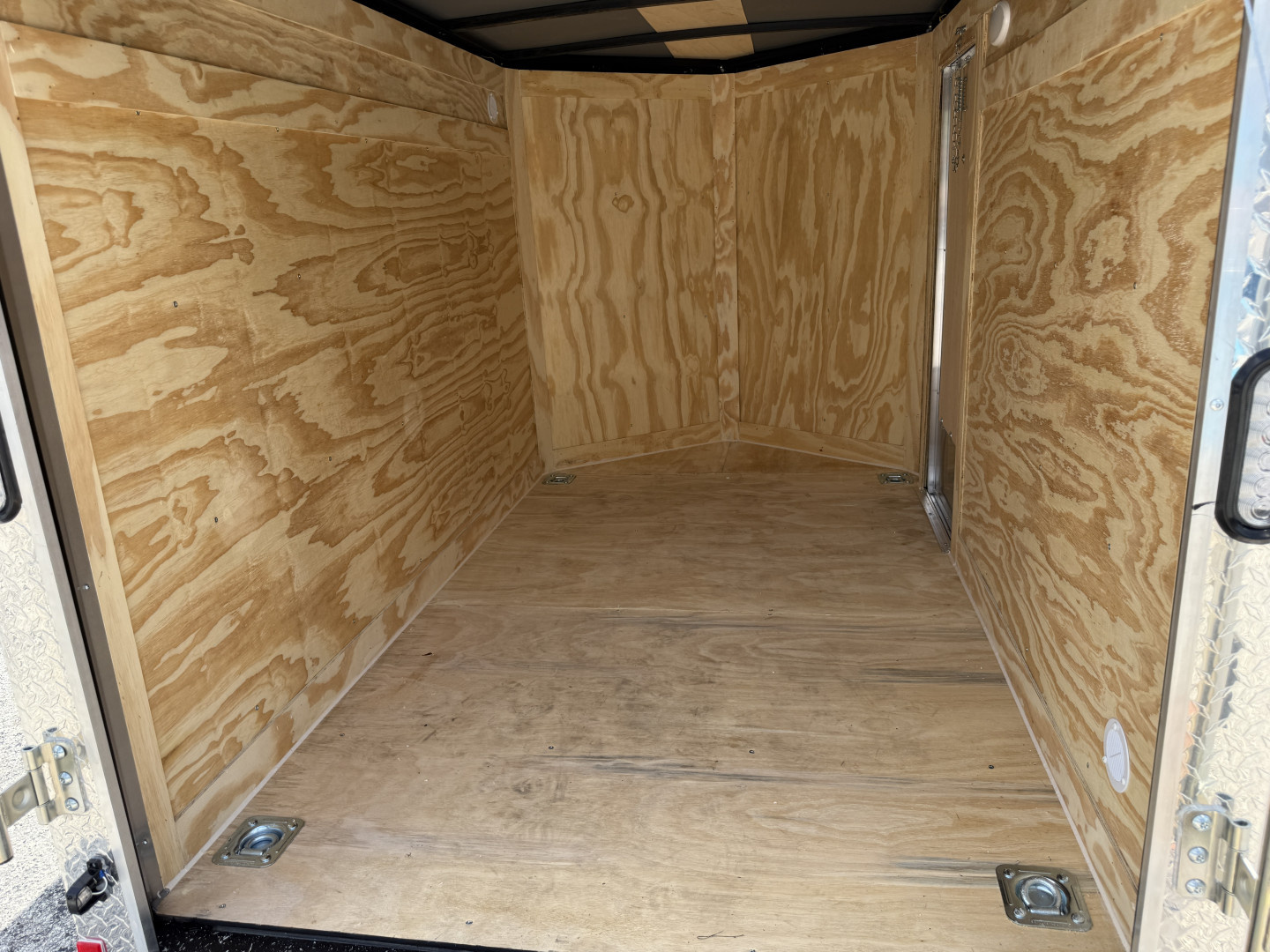 New 2026 Rock Solid Cargo 5X8 Ramp Door 3K Polycore Cargo / Enclosed Trailer