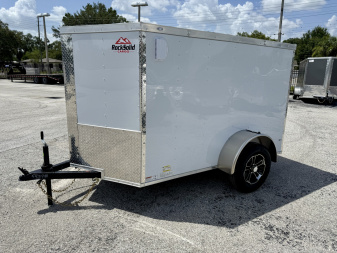 New 2026 Rock Solid Cargo 5X8 Ramp Door 3K Polycore Cargo / Enclosed Trailer