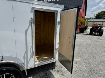 New 2026 Rock Solid Cargo 5X8 Ramp Door 3K Polycore Cargo / Enclosed Trailer