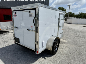 New 2026 Rock Solid Cargo 5X8 Ramp Door 3K Polycore Cargo / Enclosed Trailer