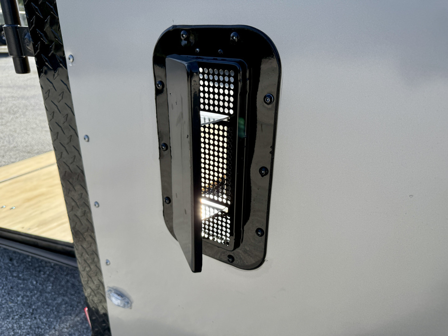 New 2026 Rock Solid Cargo 7X16 Ramp Door 7K Polycore Black Out Cargo / Enclosed Trailer