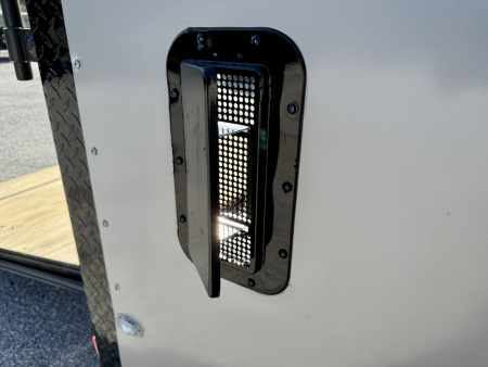 New 2026 Rock Solid Cargo 7X16 Ramp Door 7K Polycore Black Out Cargo / Enclosed Trailer