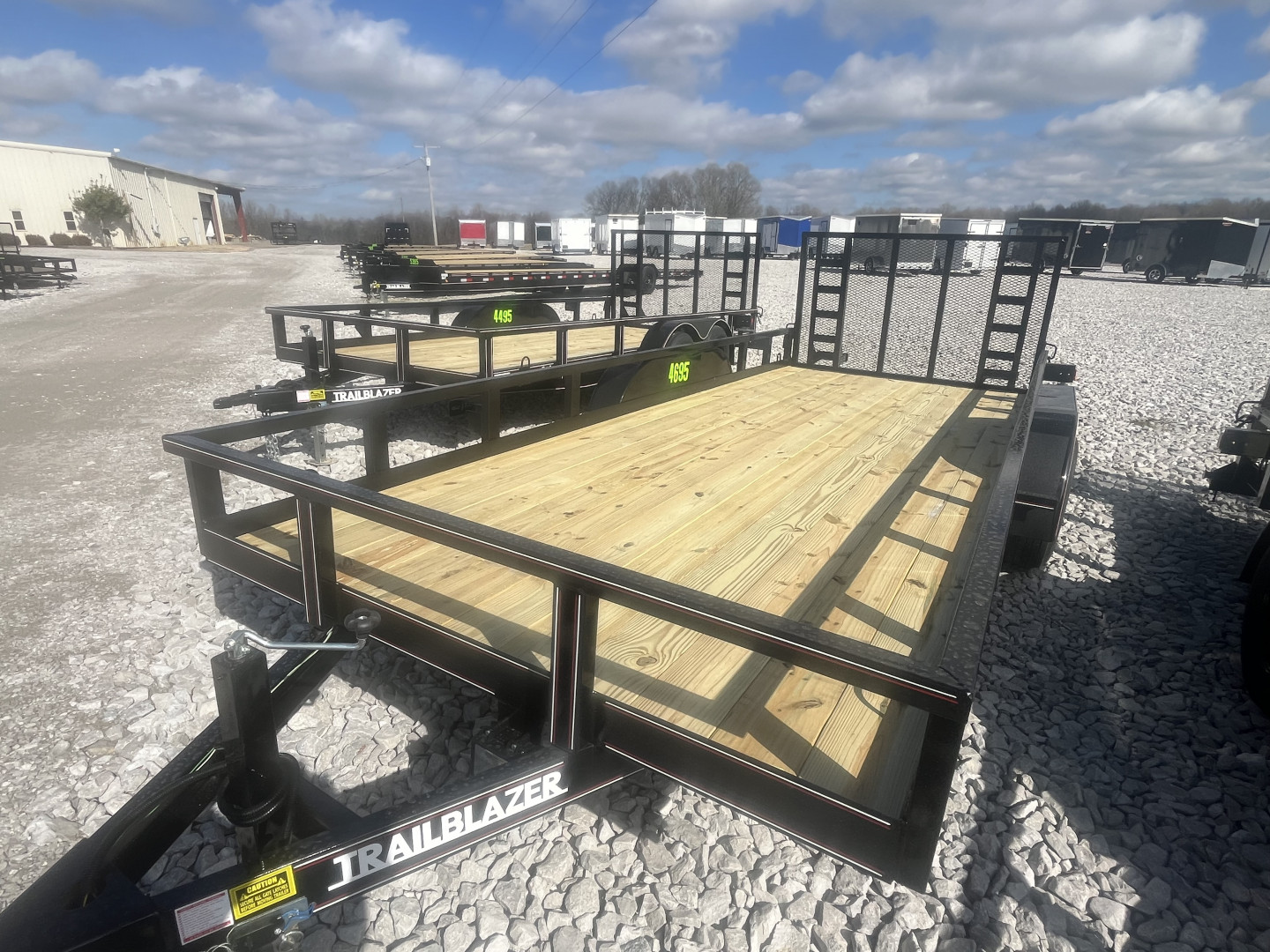 New 2025 Trailblazer 82X18 UTILITY 10K W/KICKER GATE