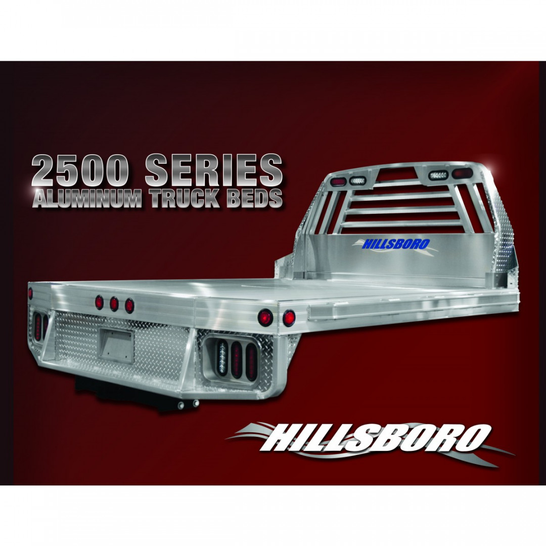 New 2026 Hillsboro Industries H2500 8 x 9.4 - Aluminum Truck Bed - DRW - 60" C/A