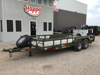 Used 2024 Kearney 83"x18' BP Equipment Trailer