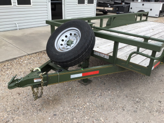 Used 2024 Kearney 83"x18' BP Equipment Trailer