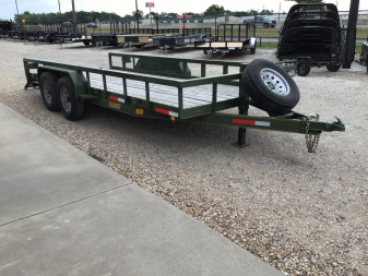 Used 2024 Kearney 83"x18' BP Equipment Trailer