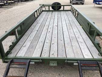 Used 2024 Kearney 83"x18' BP Equipment Trailer