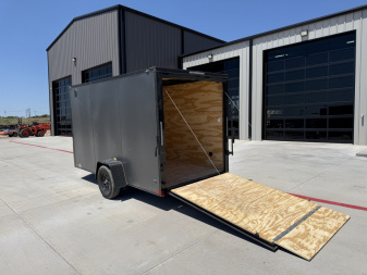 Used Stallion 6'x12' Single Axle Enclosed Trailer