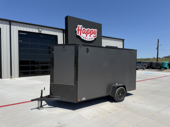 Used Stallion 6'x12' Single Axle Enclosed Trailer