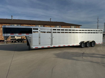 New 2025 Sooner SR 7634 Triple Stock Trailer