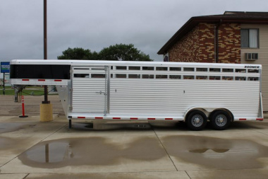 New 2025 Sooner STK-7024 Stock Trailer