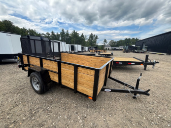 New 2025 AMO 6x10 Utility Trailer/24" Wood Sides/ramp gate/ 15'' wheels-2990 GVW