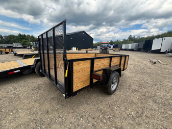 New 2025 AMO 6x10 Utility Trailer/24" Wood Sides/ramp gate/ 15'' wheels-2990 GVW